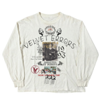 Black Velvet Errors True Lies long sleeve shirt with a fitted design and subtle branding on the chest.