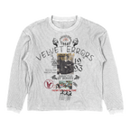 Black Velvet Errors True Lies Thermal, small size, cozy fleece fabric, casual style, front view, indoor setting