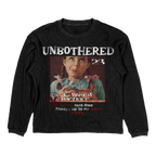Black Velvet Errors Unbothered Thermal top, close-up showing soft fabric and fitted style, ideal for cold weather layering.