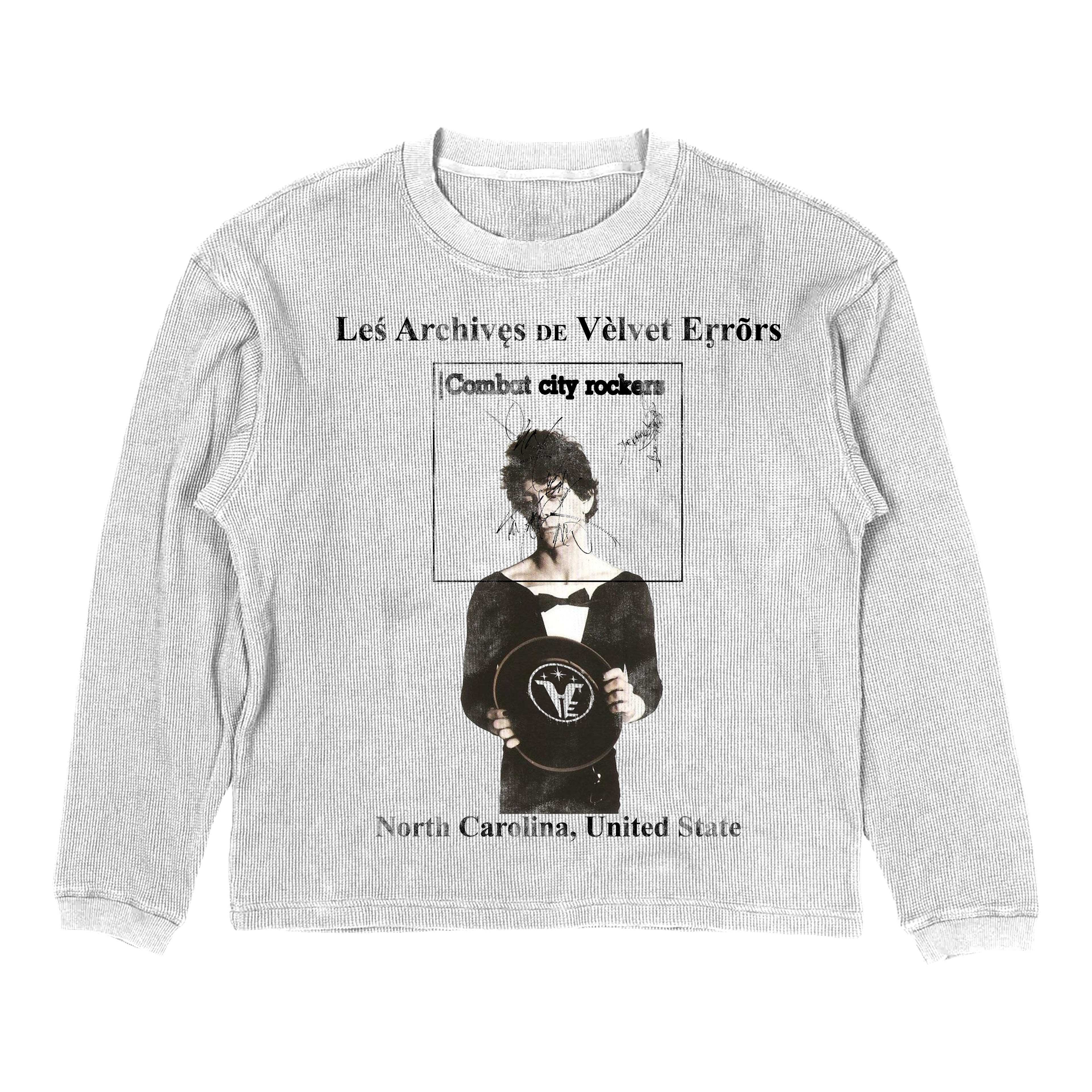 Velvet Errors Carolina Thermal in small size, soft fabric with a cozy knit texture, ideal for layered winter wear.