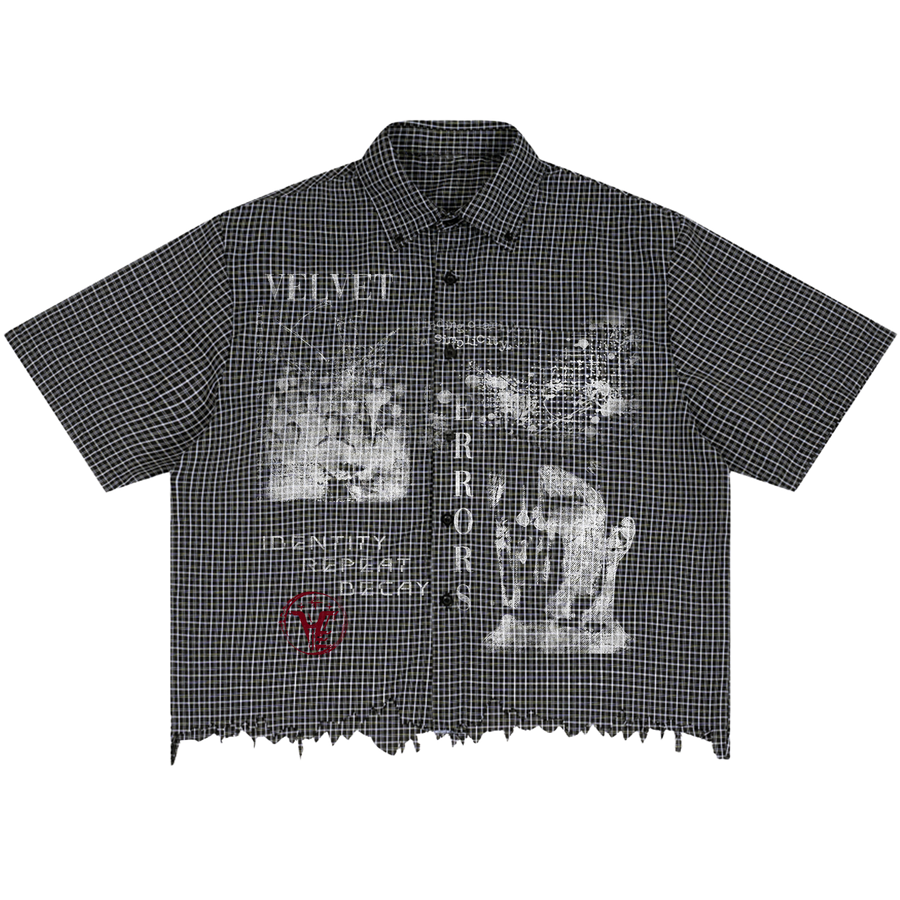DISTRESS BUTTON UPS