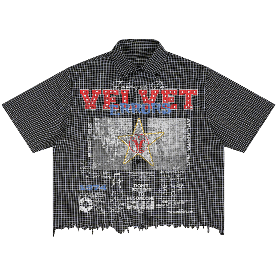 DISTRESS BUTTON UPS