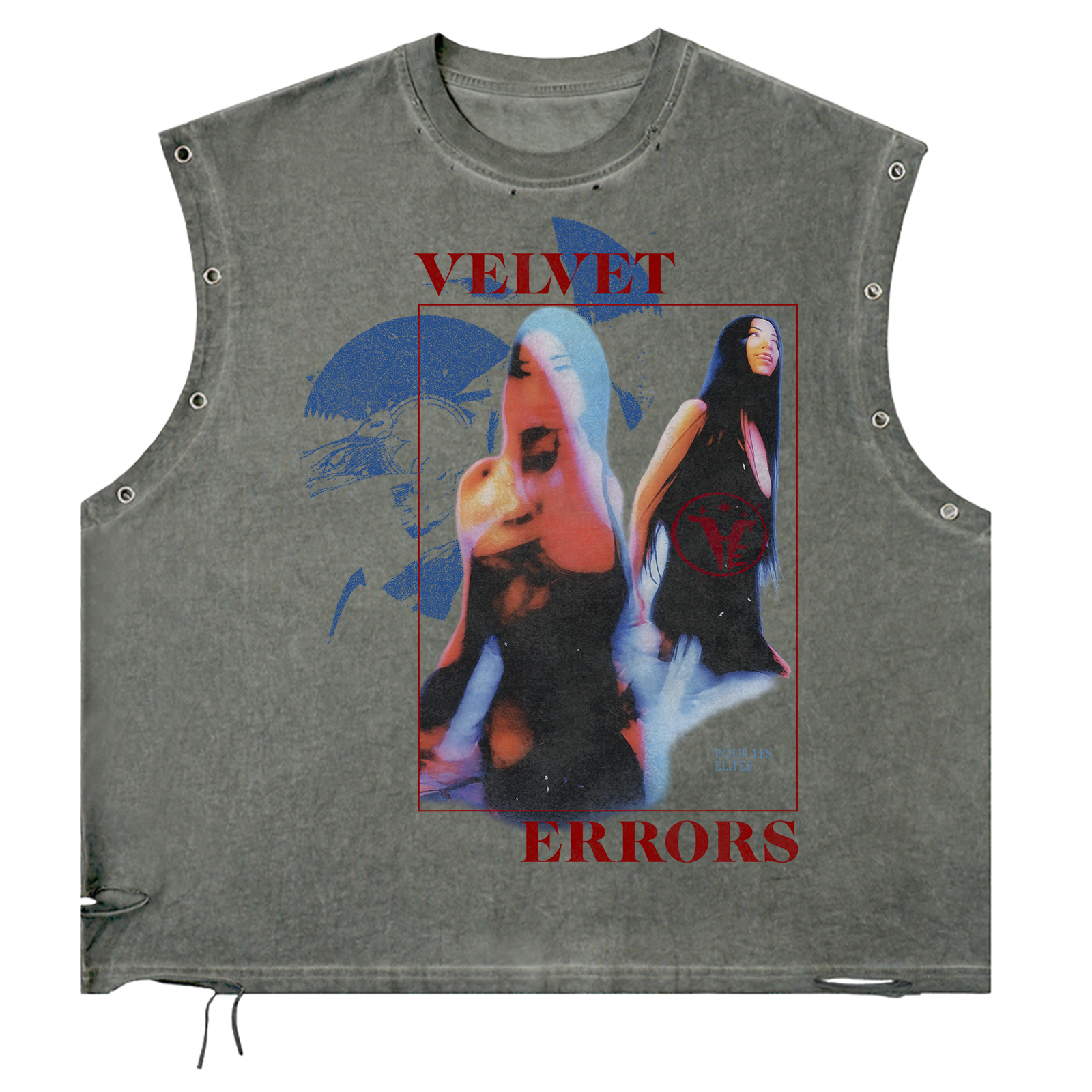 Velvet Errors Elites Utility Cut in black fabric with multiple pockets and utility design, displayed on a plain background.