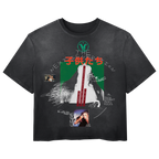 Small green Next Generation Wash Tee by Velvet Errors, featuring a casual fit and soft fabric for comfortable everyday wear.