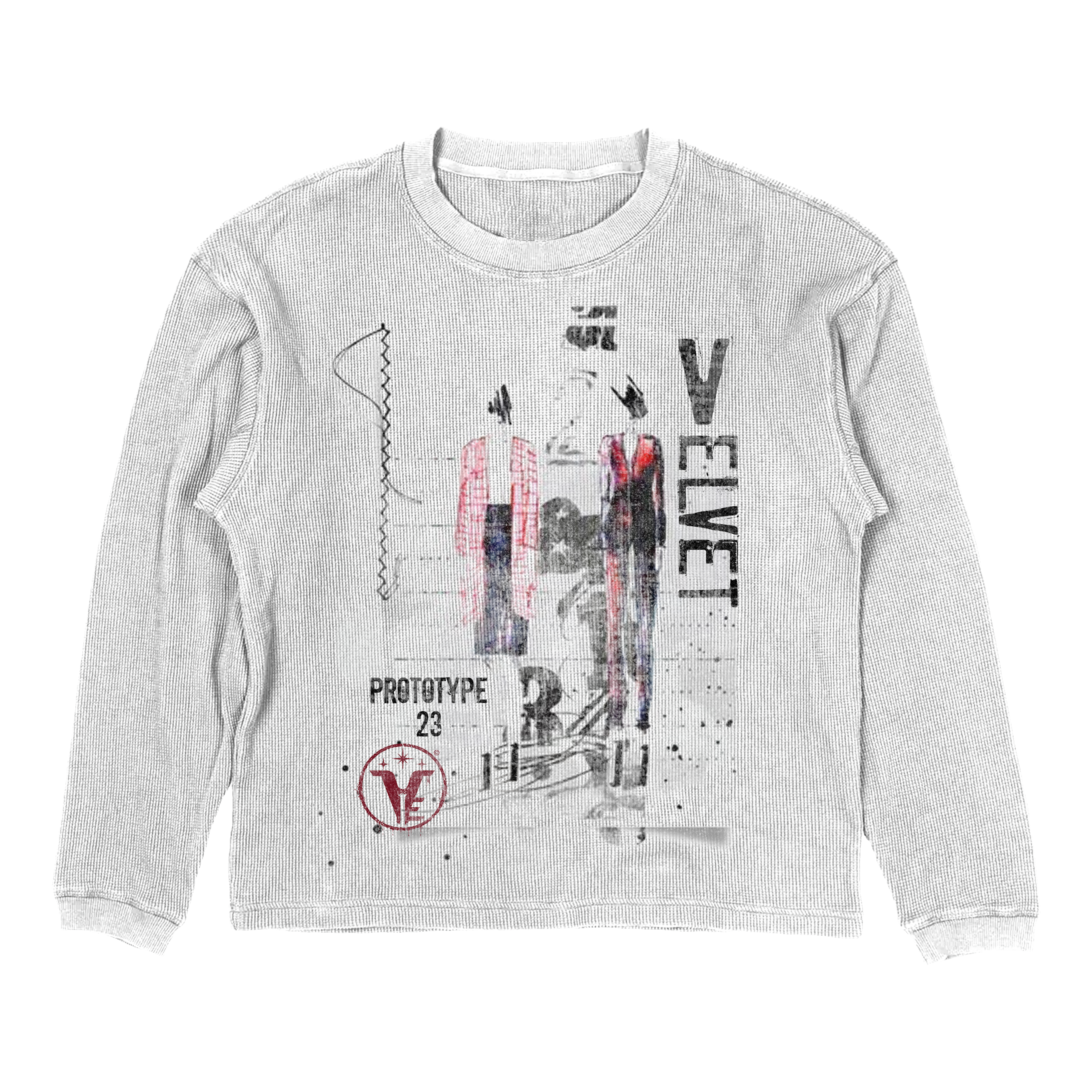 Velvet Errors Prototype 23 Thermal featuring a sleek black design and thermal material, displayed in a close-up view.