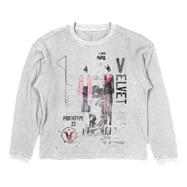Velvet Errors Prototype 23 Thermal featuring a sleek black design and thermal material, displayed in a close-up view.