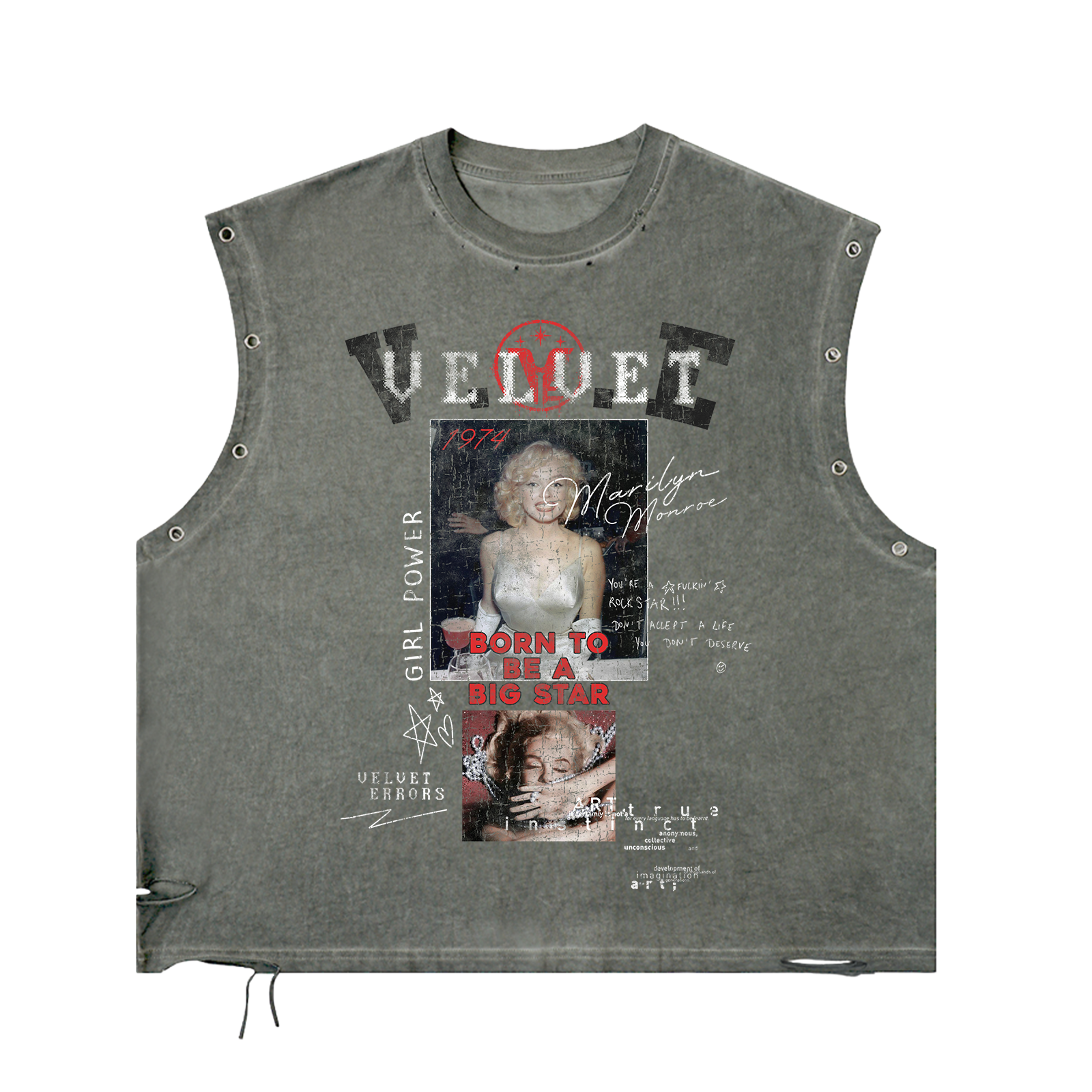 Velvet Errors Rockstar Utility Cut in small size, featuring durable fabric and versatile utility design.