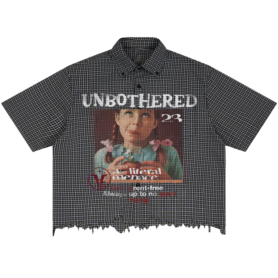 DISTRESS BUTTON UPS