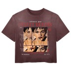 Small white Madonna Wash Tee by Velvet Errors, featuring a casual cotton T-shirt with Madonna graphic print.