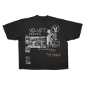 Velvet Sins Drop Tee - Black