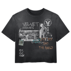 Velvet Sins Wash Tee - Black