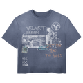Velvet Sins Wash Tee - Blue