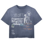 Velvet Sins Wash Tee - Blue