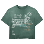 Velvet Sins Wash Tee - Green