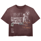 Velvet Sins Wash Tee - Red
