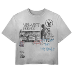 Velvet Sins Wash Tee - White