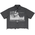 Terrors Distress Button Up