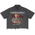 Unbothered Distress Button Up