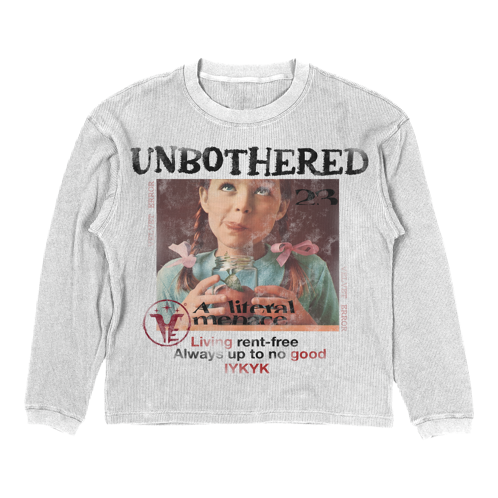 Unbothered Thermal - White