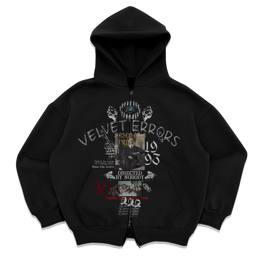 True Lies Zip Up - Grey