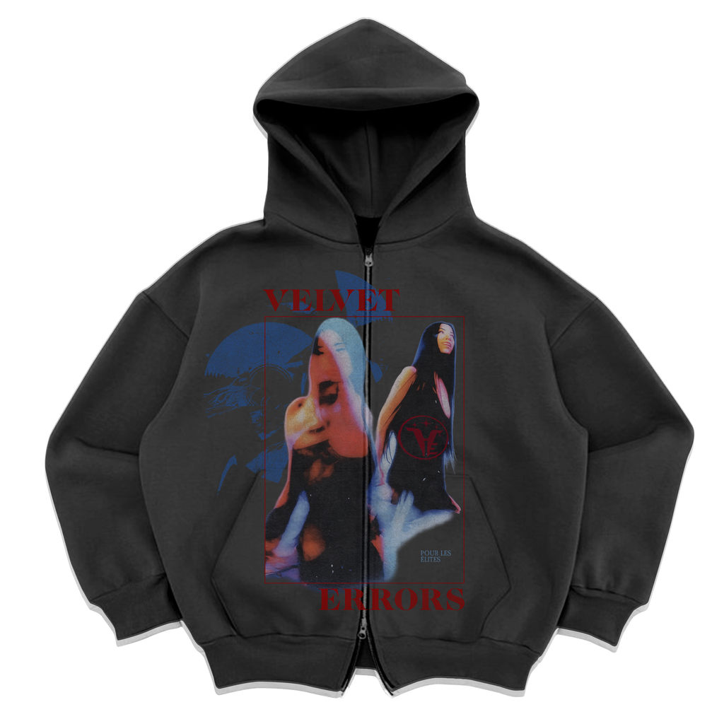 Elites Zip Up - Black