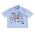 Forever Stuck Button Up - Blue Stripe