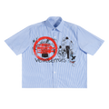 Fragments Button Up - Blue Stripe