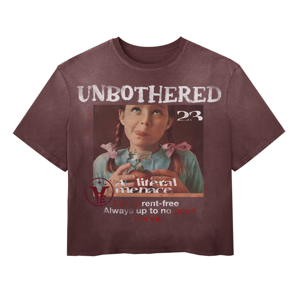 Unbothered Tee - Maroon