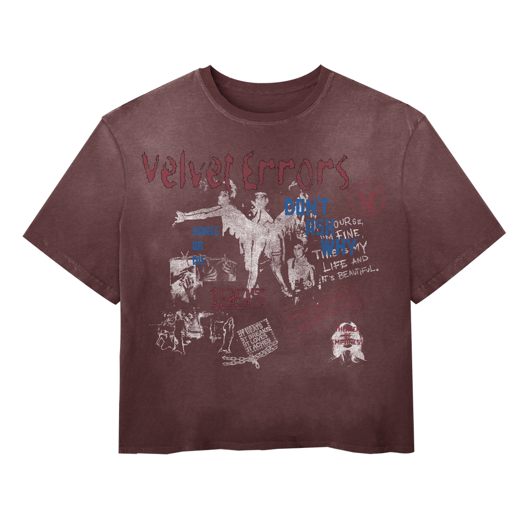 Dance or Die Tee - Maroon