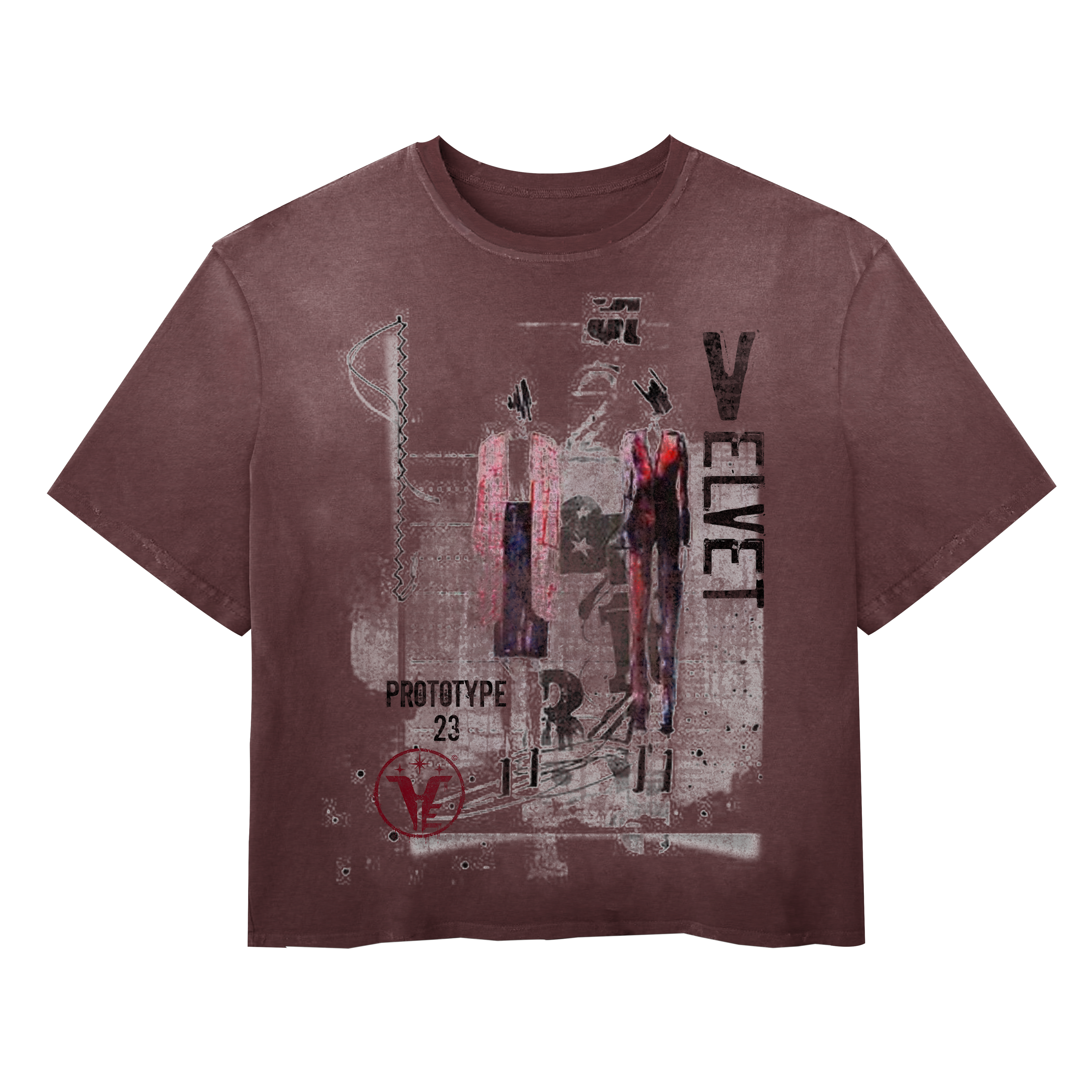 Prototype 23 Tee - Maroon