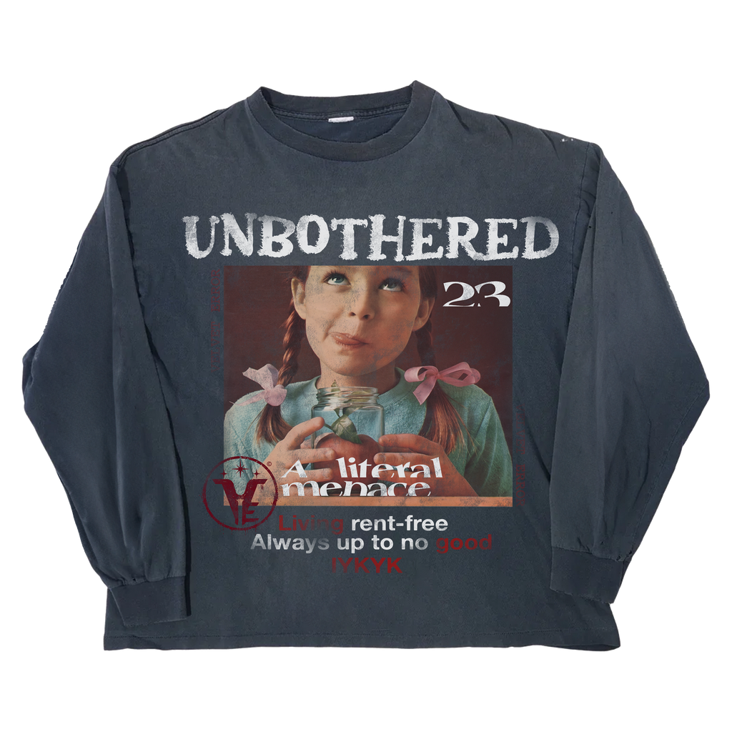 Unbothered Long Sleeve - Navy